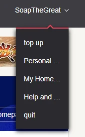 Qidian top up menu